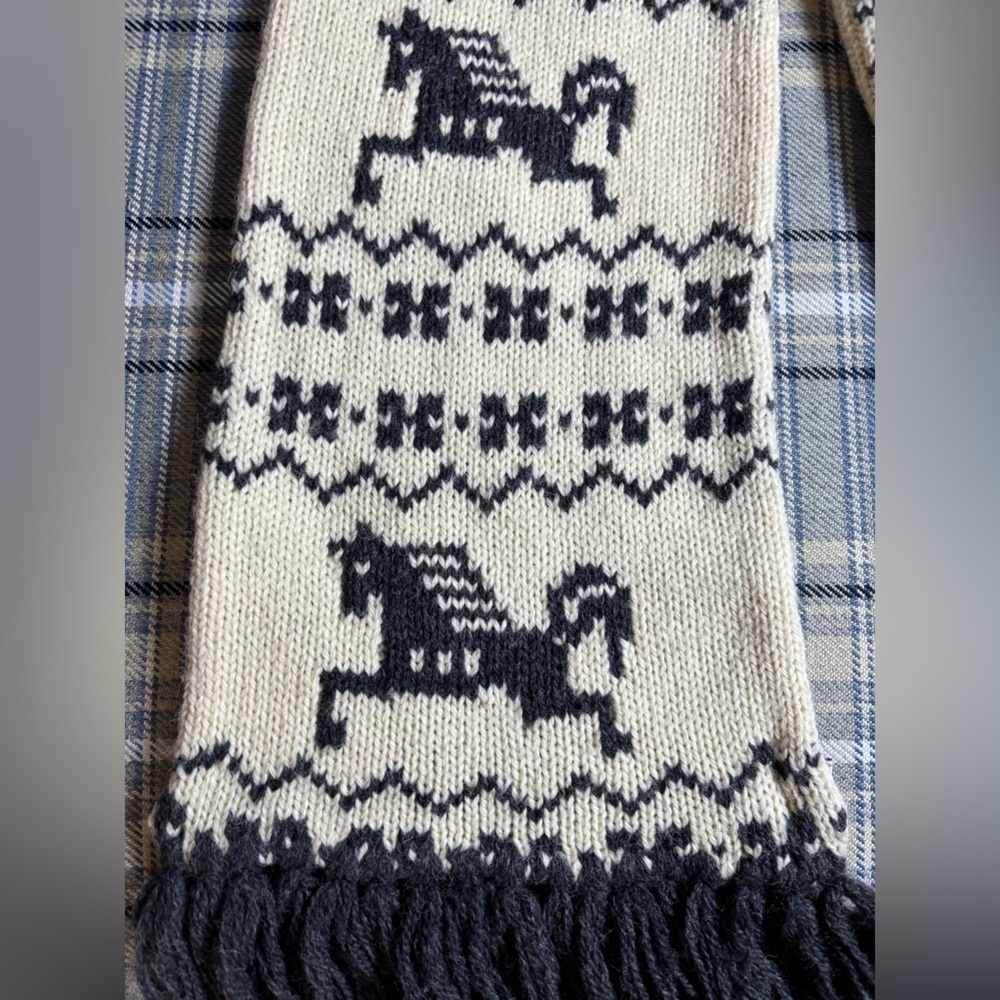 Joseph Tricot Vintage VTG Wool Scarf Made in England - Picture 5 of 7